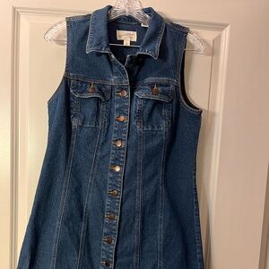 Universal Thread Blue Denim Sleeveless Dress